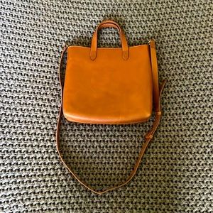 Madewell zip-top Transfer Leather Tote